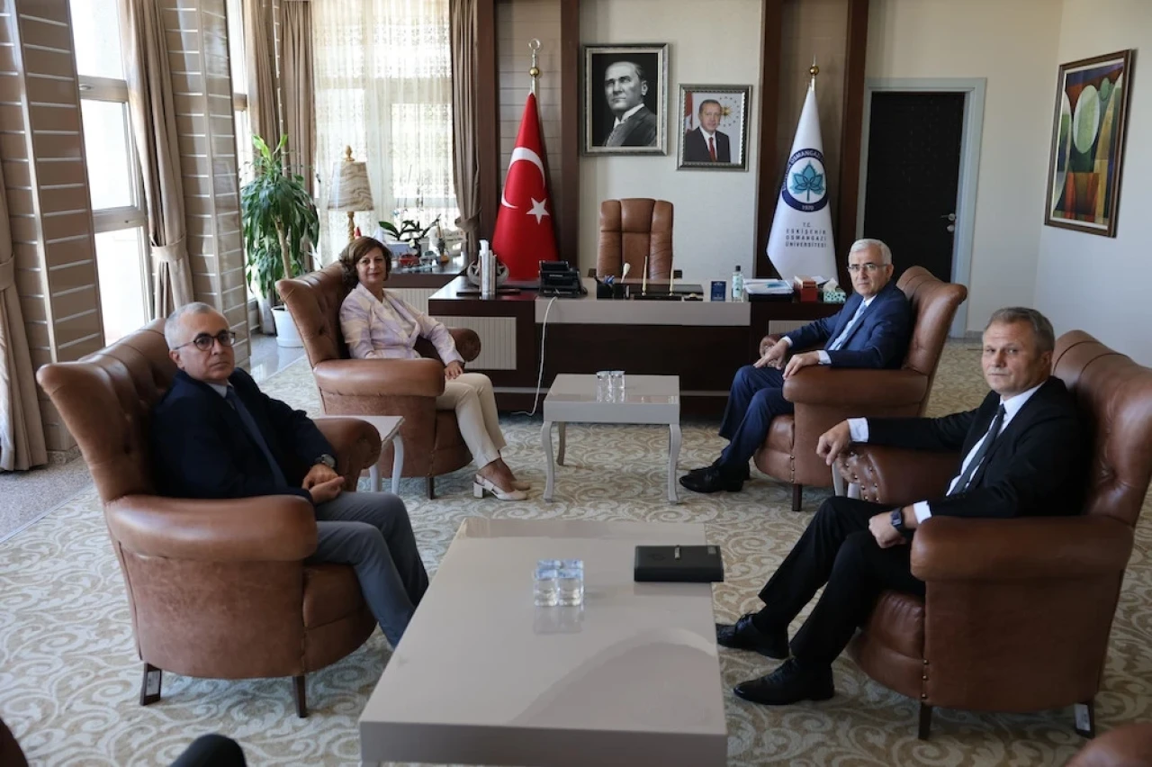 Başkan Ünlüce Rektörlere Ziyarette Bulundu